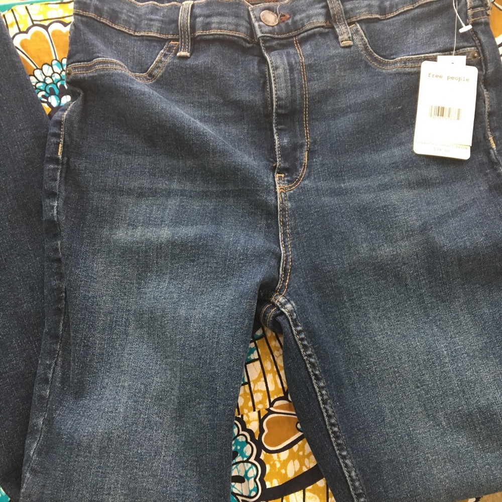 Free People Blue Jeans - NWT